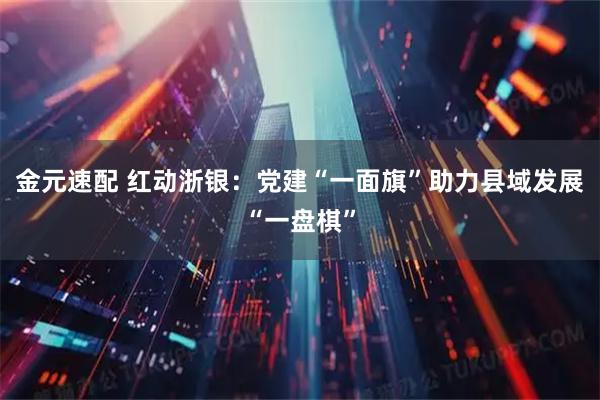 金元速配 红动浙银：党建“一面旗”助力县域发展“一盘棋”